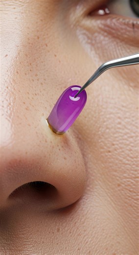 鼻からグミを引っこ抜いてスポン！超気持ち良い！！！ #角栓 #ASMR #角栓抜き #毛抜き #blackheads #毛穴ケア #毛穴