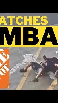 Cop Catches Armbar at Home Depot