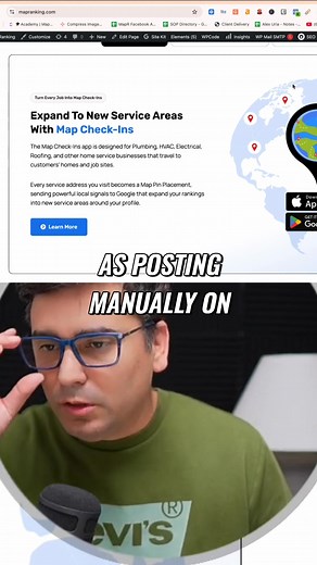 Manually posting to your profile? Our app does way more. It sends multiple signals to Google, creates Google Maps code, embeds it on your site, and uses API calls to show jobs you've done. Every page load = proof to Google. #GoogleMaps #APICalls #MapPins #GoogleSignals #WebDev | Map Ranking Digital Marketing Agency | Facebook