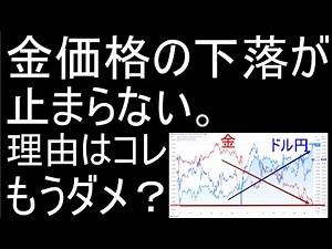 金価格の下落が止まらない理由はコレ