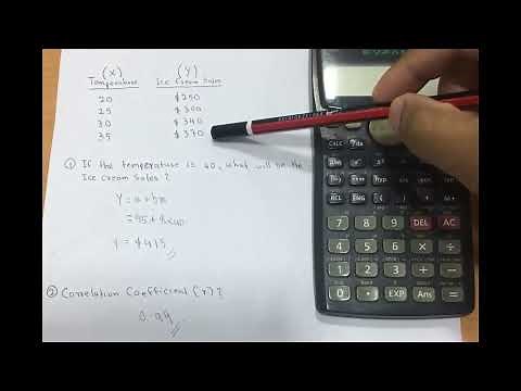 Regression and Correlation - Casio | fx 991ms | fx 100ms | fx 82ms | fx 350ms Calculator