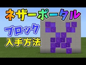 How to get the Nether Gate Portal Block [1.16.201/Bedrock] (Win10/MCPE/Switch/PS4/Xbox/Minecraft ...