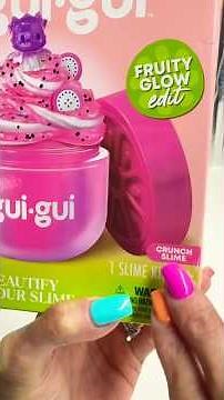 GUI•GUI💖Fruity Glow Crunch Slime! Season 2 #guigui #slime #guiguislime #satisfying #asmr