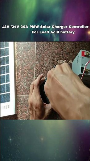 12V /24V 30A PMW Solar Charger Controller for Lead acid battery #power_gen #solarchargecontroller