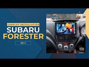 Subaru Forester 2011 Android Auto | Apple Carplay ⭐ Gtzone Head Unit Installation 2 Mins Tutorial