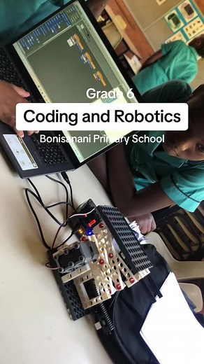 Grade 6 Coding and Robotics at Bonisanani Primary School