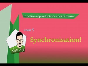 Reproduction chez la femme : cour 5 :trés important : synchronisation : Bac Tunisie