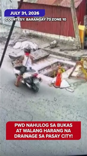 SOTD: PWD nahulog sa drainage project sa Pasay City