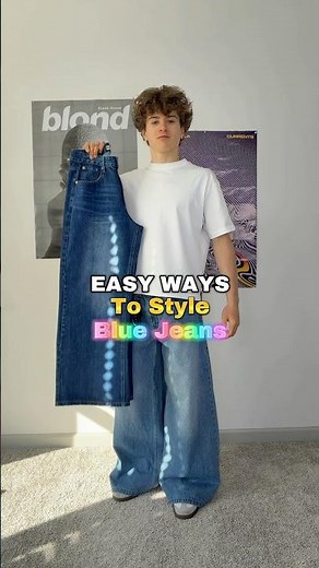 Easy Ways To Style Blue Jeans 🔥 #outfitinspo #outfitideas #bluejeans #jeans #styletips