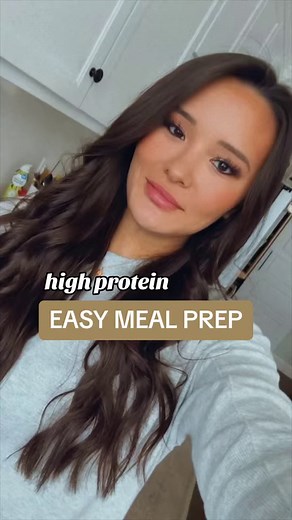 An easy, high protein meal prep for your week 💪🏼 from balanced bites cookbook 🩷 | MaKayla Thomas Fitness