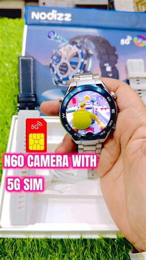 N60 Best 5G Android Smartwatch Camera With Sim 🔥🥳 #shorts #android #watch