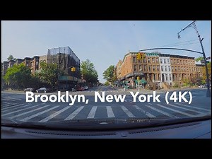 New York Scenes: A Drive Around Brooklyn, New York , USA (4K)