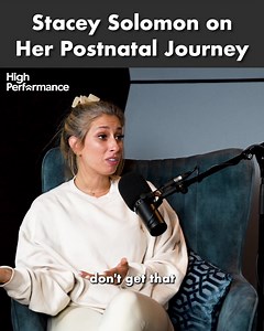 125K views · 836 reactions | Stacey Solomon reveals how she navigates her postnatal journey. The full episode is available as part of the Energy Equation series right NOW in the High Performance App! Download the High Performance app  https://hppod.co/app #StaceySolomon #Postnatal #EnergyEquation | High Performance | Facebook