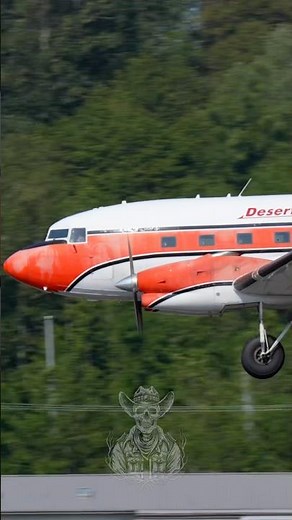 Desert Air Transport Basler BT-67 Turbo-67 landing at Boeing Field