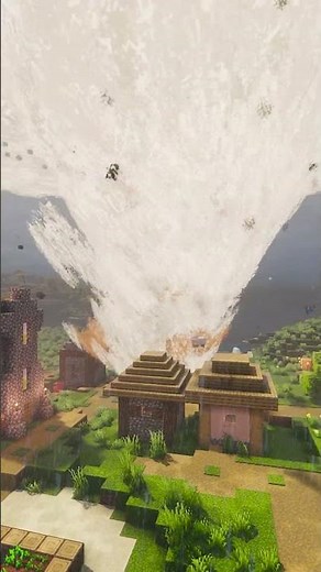 Weather and Tornadoes Remastered Mod Minecraft #minecraft #minecraftmods