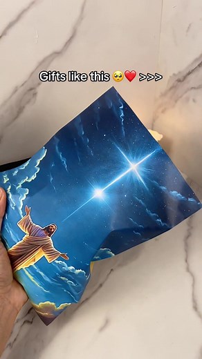 Its so special 🥹❤️ how many say amen🙏 #god #jesus #christiantiktok #lamp #giftideas #christian #crystalballlamp #