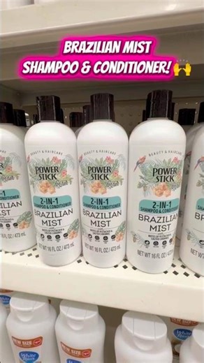 🚨Brazilian mist shampoo & conditioner Dollar Tree! #dollartreehaul #dollartree