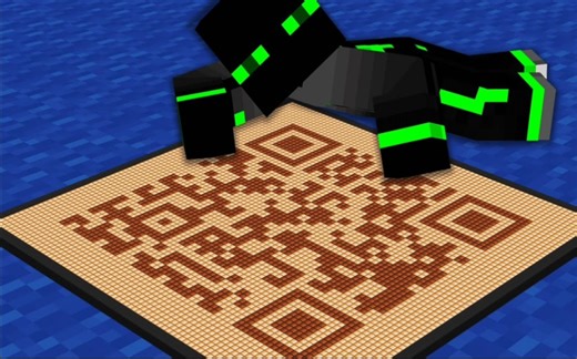 我用红石制作二维码,并学习它的原理!