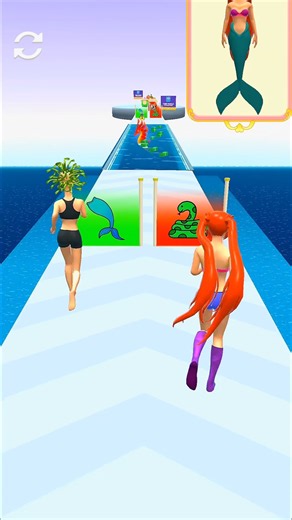😍😇 Build A Girlfriend Super Mermaid 🧜‍♀️ Dress Gameplay 🎮‼️ #gameplay #games #shorts