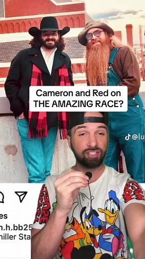 Cameron & Red from Big Brother 25 to appear on The Amazing Race? #bb25 #bigbrother25 #cameronhardin #redutley #theamazingrace