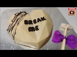 How to make a Breakable Chocolate Heart | Trending Chocolate Smashable Heart | Valentines day 2022