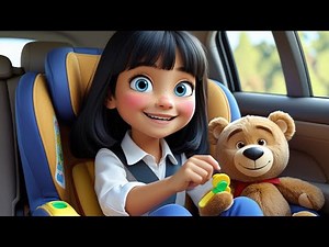 🚗 Buckle Up with Kiki! | Car Safety Song for Kids | Seatbelt Safety + Fun Road Trip 🚦