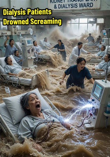 Dialysis Patients Drowned Screaming #flood #hospital #storm #emergency #fyp