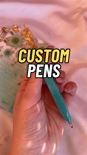 🖊️ A girl started making custom resin pens from epoxy — and turned it into a simple side business. She mixes colors, adds glitter or tiny details, pours them into molds, and creates unique one-of-a-kind pens. 💰 Sells them for around $6 each 🎨 Endless design options 📦 Easy to ship worldwide Low material cost, high creativity — and people love personalized stationery. 👇 Would you buy a custom pen like this? ➡️ Follow @grabthatidea for more creative & profitable business ideas! #BusinessIdeas 