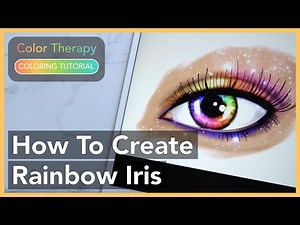 Coloring Tutorial: How to Create Rainbow Iris with Color Therapy App