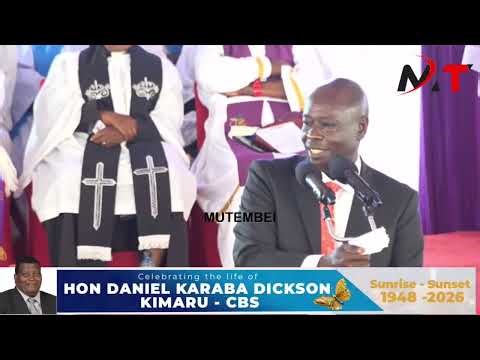 Rigathi Gachagua Begs Uhuru for Forgiveness Face to Face in Kirinyaga!Vows Kasongo ni WANTAM!