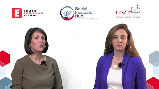 🎬 Lancement de l’incubateur virtuel social de l’UVT ! 🚀 L’Université Virtuelle de Tunis est fière d’annoncer le démarrage de son incubateur virtuel social, à travers l’accompagnement d’une première cohorte de porteurs de projets innovants à impact social. 🧠 Cette cohorte est composée des lauréats retenus lors de la 1ʳᵉ édition du Hackathon en Intelligence Artificielle organisé par l’UVT les 26 et 27 octobre 2024. 💡 En partenariat avec l’École des Entrepreneurs du Québec (EEQ), l’UVT devient 