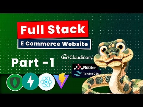 FastAPI + React E-Commerce Complete Project (E2E)Backend + Frontend + MongoDB | Part-1