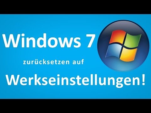 TTT - Reset Windows 7 to factory settings without a CD