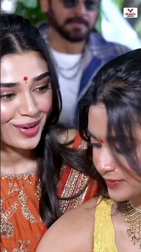 Stunning Visuals Krithi Shetty and Keerthi Suresh | VenkyAnil5 - #NKRAR2 Pooja Ceremony| Maatv films
