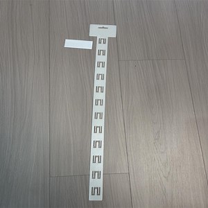 [Hot Item] Low MOQ Plastic Hanging Display Clip Strips for Retail Display with Label Header