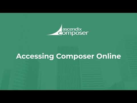 Accessing Ascendix Composer