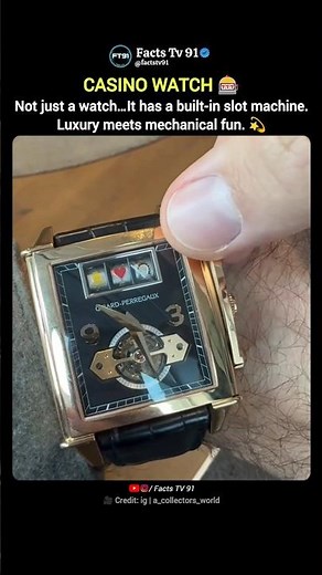 This Watch Has a Hidden Casino Inside 💠😳
