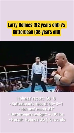 LARRY HOLMES VS BUTTERBEAN (2002) #LarryHolmes #Butterbean #HolmesVsButterbean #BoxingHistory