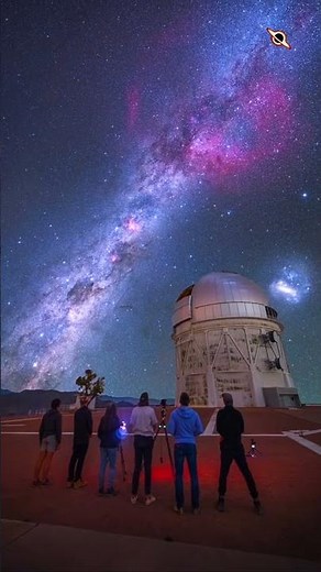 The night sky at the very large telescope system (VLT) Atacama desert,chile