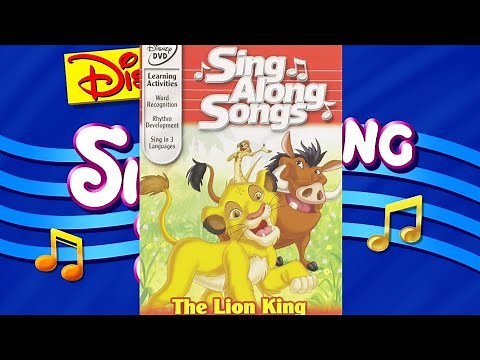 disney sing-along-songs the lion king circle of life. dvd version.