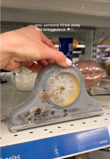 ASMR Thrift Flip: 90s Vintage Clock Restoration