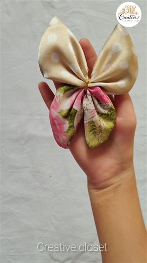 How to Make Fabric Butterfly Bow 🦋🎀 | Easy DIY
