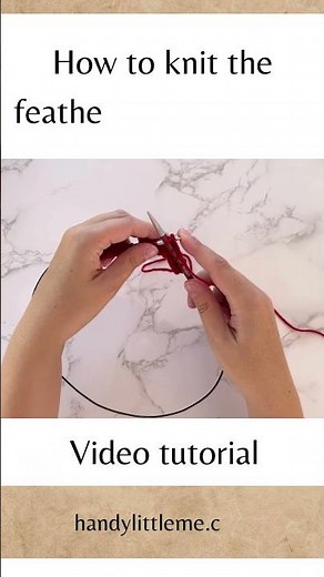 How To Knit The Feather And Fan Stitch Video Tutorial