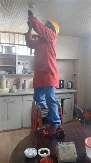 Installation of Wireless Fire Detection System