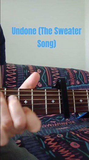 Undone (The Sweater Song) - Weezer #acousticcover #indierock #90s