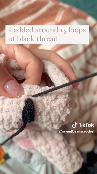 Crochet beginner helpful tip ! When I started out I noticed a lot of people opt in for safety eyes and naturally I purchased different sizes for the different patterns. Don’t get me wrong safety eyes are EASY and quick for projects and they do the job. However, after the MamaMadeMinis book drop and following other artists in the craft, hand embroidered eyes are SO cute ☺️ there’s plenty of options for eyes and how to hand embroider them. This is just one way to do so! Hope it helps someone join