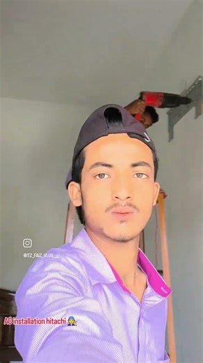 Ac installation Hitachi #tranding #minivlog #minivlog #viral