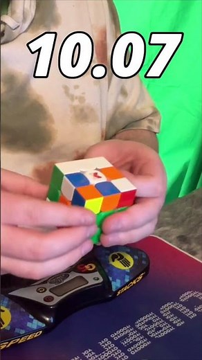 Solving the Rubik's cube in (10.07) seconds!