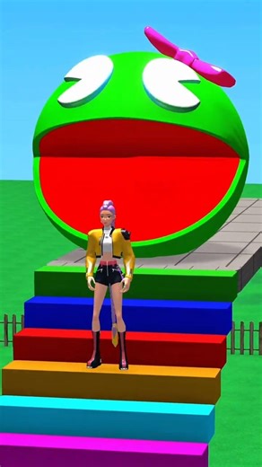 Rumi Play Music Rainbow 😻😉#8#shorts #animation