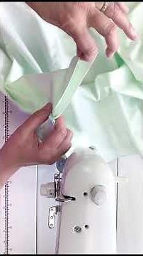 Self-Binding Receiving Blanket STEP 4 #sewing #baby